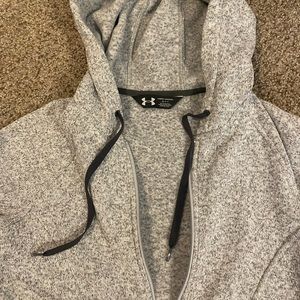 Womens Under Armour zip up hoodie.